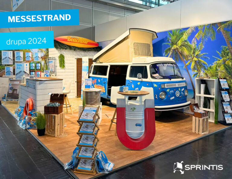 SPRINTIS feiert großen Erfolg auf der drupa 2024 in Düsseldorf SPRINTIS auf der drupa in Düsseldorf