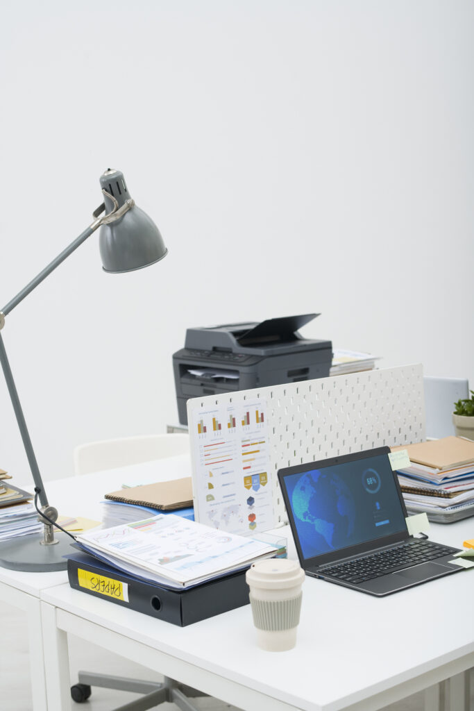 Ordentlicher und sauberer Arbeitsplatz